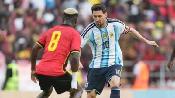 Messi Cetak Gol dan Assist Dalam Laga Argentina vs Angola