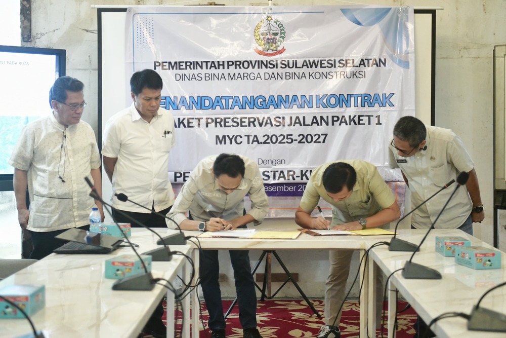 Jalan Hertasning Makassar Masuk Kontrak Multi Years Pemprov Sulsel