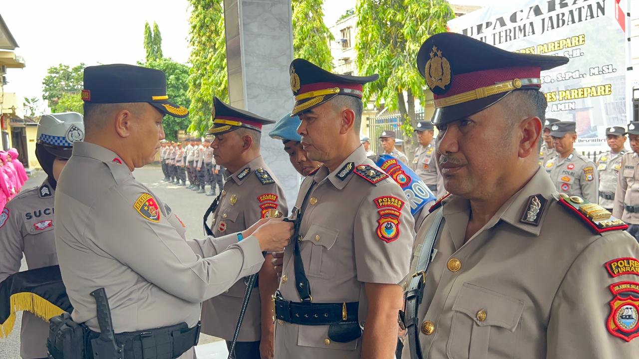 Kompol Slamet Paryanto Resmi Jabat Kabag Ops Polres Parepare Gantikan Kompol Burhanuddin