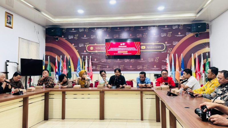 KPU Parepare Gelar Sosialisasi PAW Anggota DPRD dan Pemutakhiran Data Parpol di SIPOL