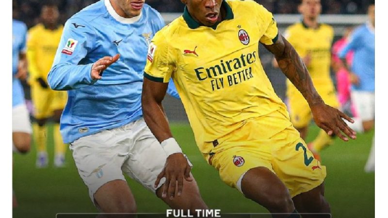 Lazio Menang, Milan Tersingkir Dari Coppa Italia