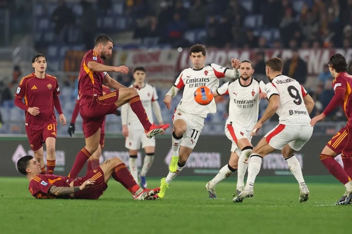 AS Roma dan AC Milan Berbagi Angka 1–1 di Serie A