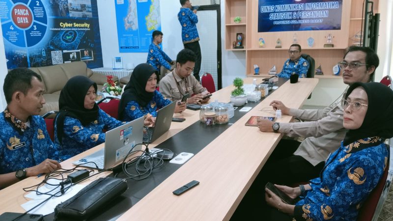 Optimalisasi Kanal Informasi OPD, Kadiskominfo Sulbar Apresiasi Keaktifan OPD Publikasikan Program
