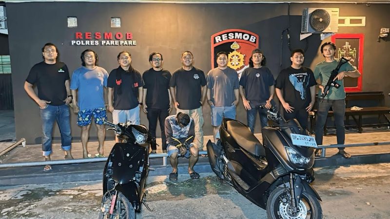 ASN di Parepare Ditangkap Polisi Usai Bawa Kabur Motor yang Terparkir