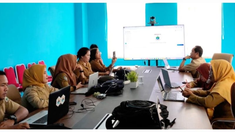 Admin Srikandi Dinsos P3A dan PMD Sulbar Hadiri Rapat Pemutakhiran Akun