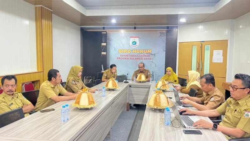 Permudah Akses Layanan Hukum, Biro Hukum Setda Sulbar Perkuat Digitalisasi dan JDIH