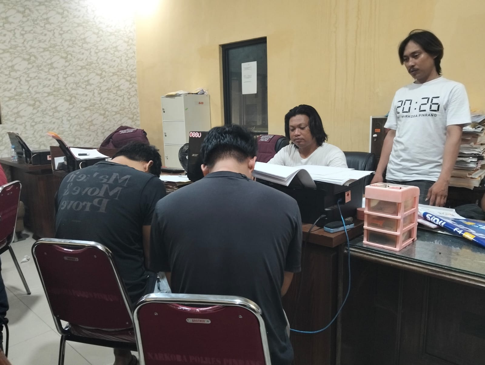 Polres Pinrang Amankan Empat Terduga Kurir Sabu Jaringan Internasional
