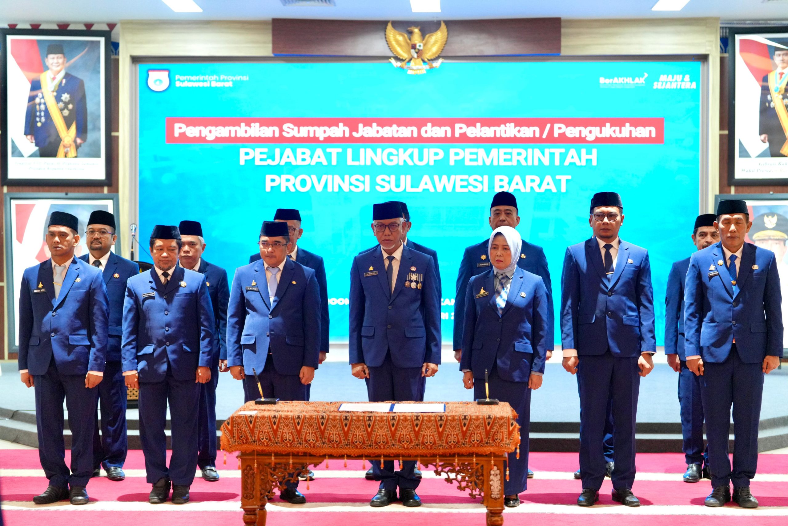 Gubernur Suhardi Duka Lantik 14 Pejabat Pimpinan Tinggi Pratama, Ini Daftarnya