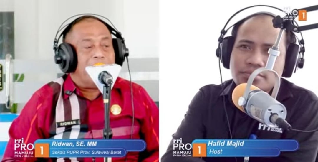 Sekdis PUPR Sulbar Paparkan Arah Pembangunan Konstruksi 2026 dalam Wawancara Live RRI