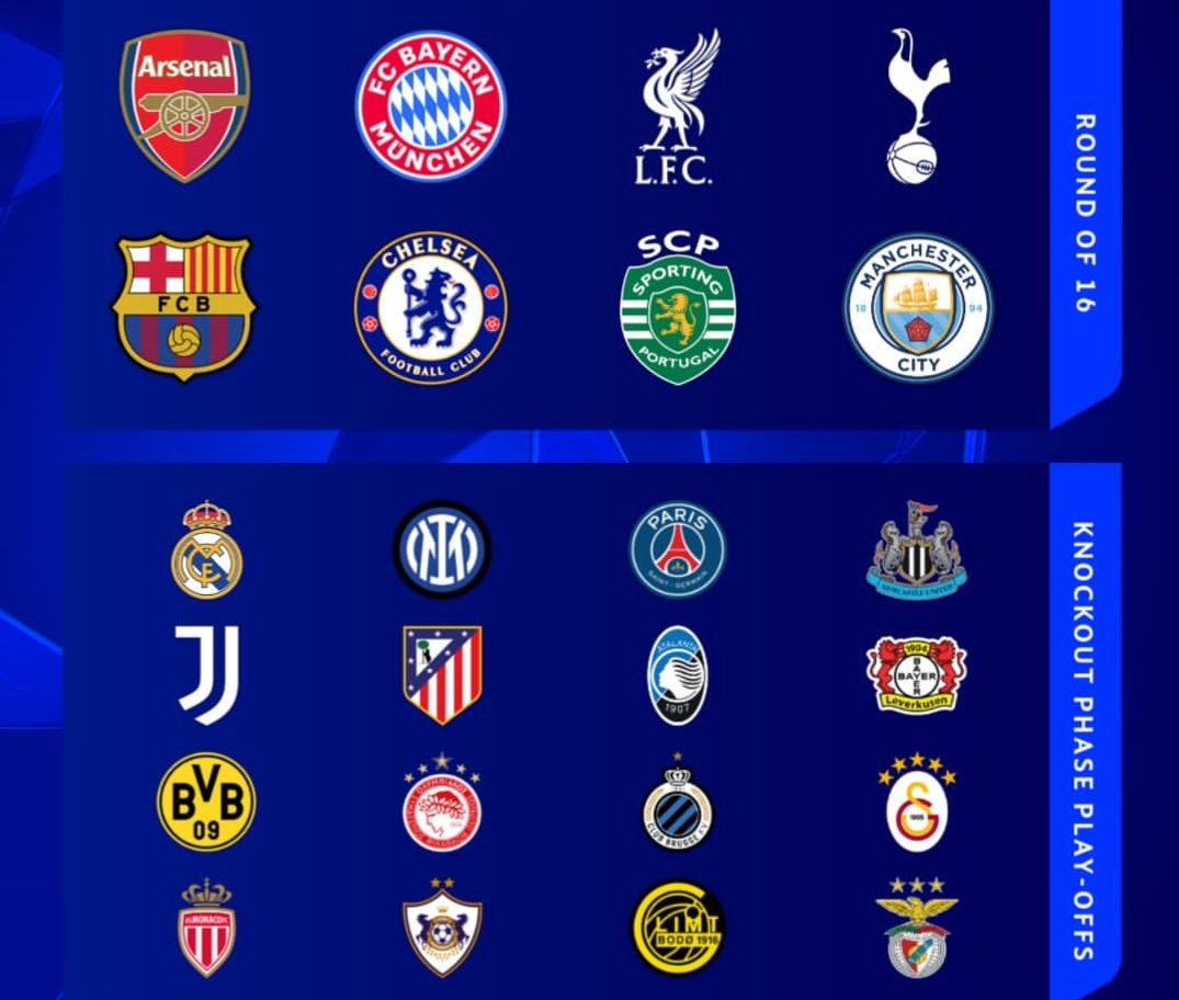 Arsenal Pimpin 5 Wakil Inggris lolos ke 8 Besar Liga Champions, Inter Milan, Real Madrid, dan PSG Terjungkal