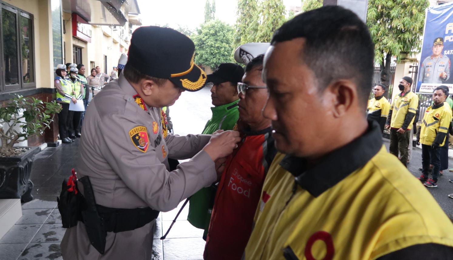 Apel Ojol Kamtibmas, Kapolres Parepare Sebut Ojek Online Ujung Tombak Tertib Berlalu Lintas