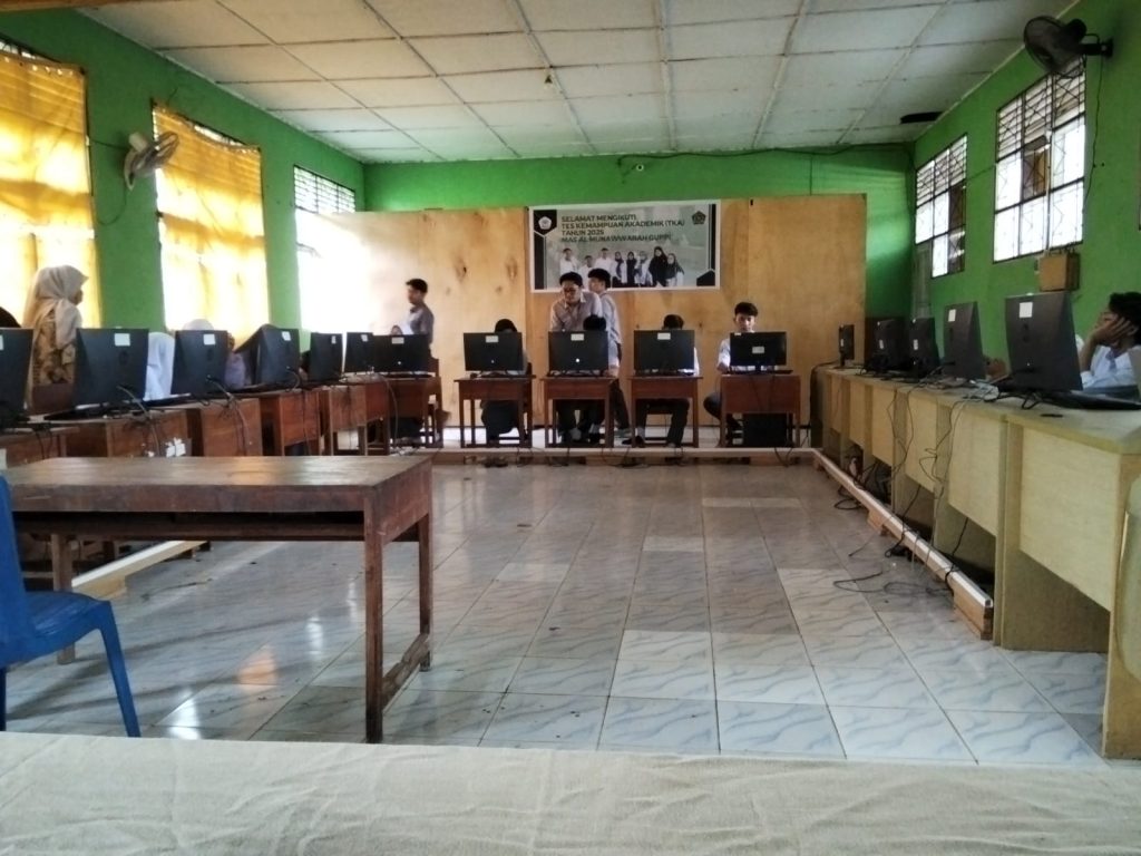 Pelaksanaan Tryout di MAS Al Munawarah Parepare, Rabu (25/2)