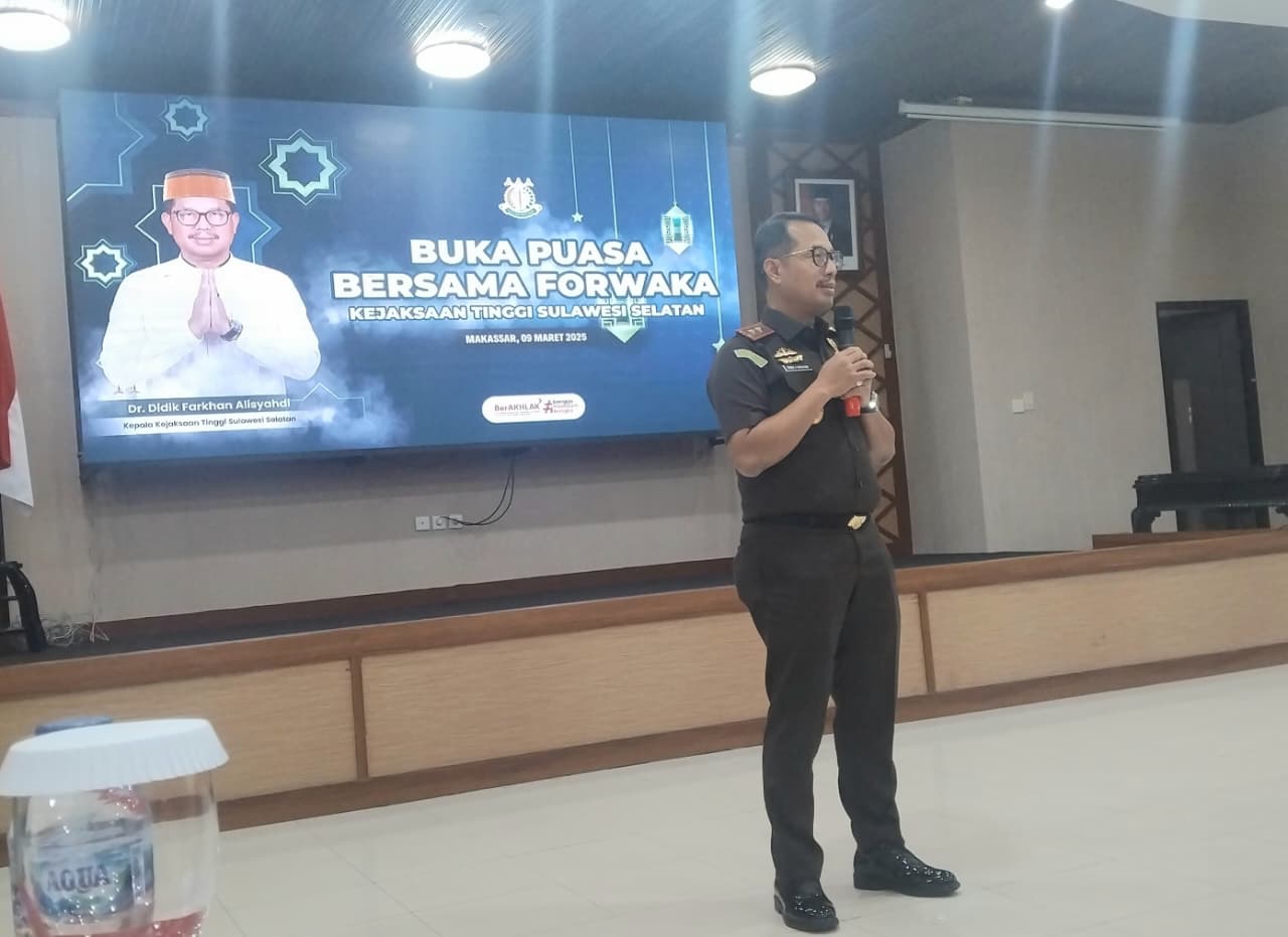 Kajati Sulsel Gelar Silaturahmi dan Buka Puasa Bersama Forum Wartawan Kejaksaan