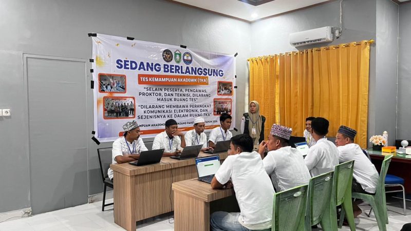Warga Binaan Lapas Parepare Ikuti Simulasi Tes Kemampuan Akademik secara Online