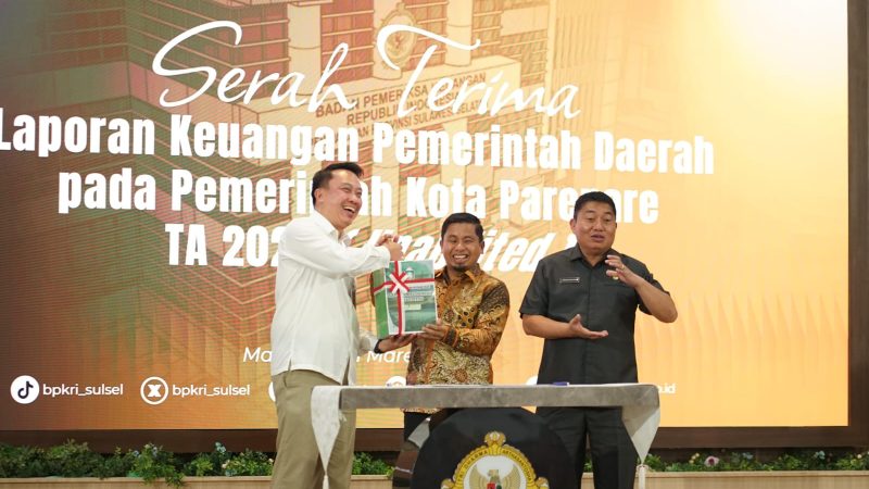 Pemkot Parepare Sampaikan LKPD 2025 ke BPK, Harap Raih Opini Terbaik dari BPK