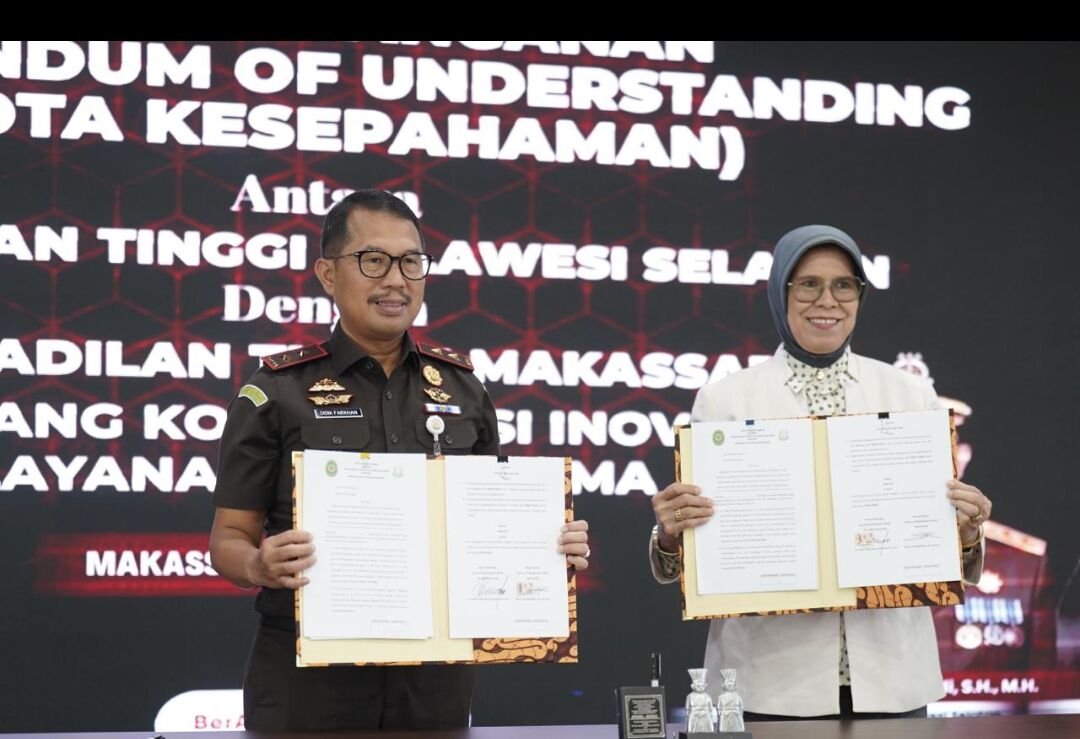 Upaya Peradilan Humanis Kejati Sulsel dan PT Makassar Jalin Kerja Sama Inovasi Layanan Saksi Prima