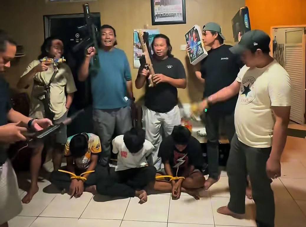 Resmob Polres Parepare Bekuk Tiga Pemuda Terduga Pelaku Pencurian Puluhan Senjata Mainan