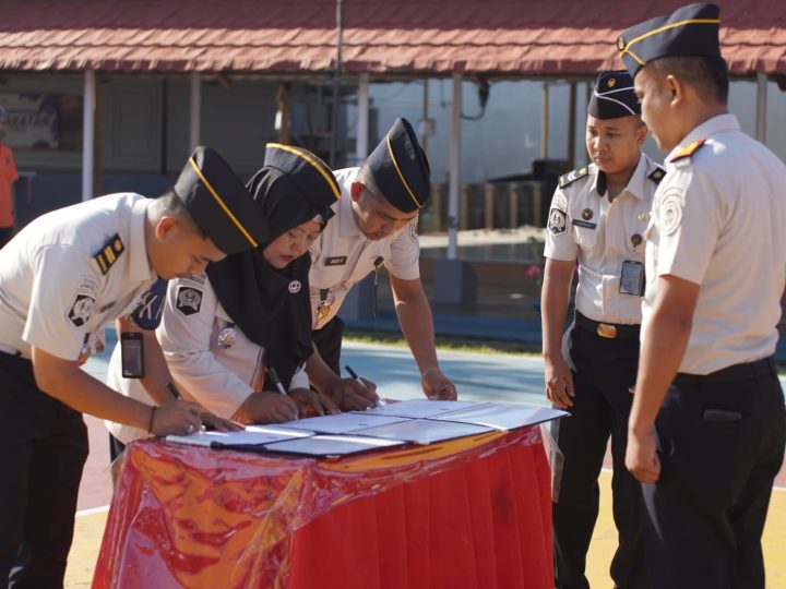 Jaga Integritas, Rutan Pinrang Gelar Apel Ikrar Bebas Narkoba dan Handphone