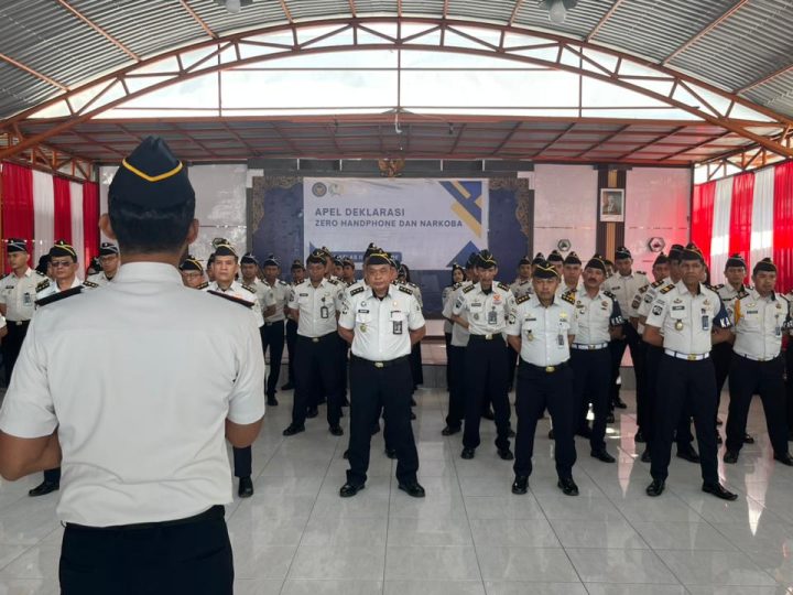 Lapas Parepare Gelar Apel Deklarasi Perang terhadap Narkoba dan Handphone