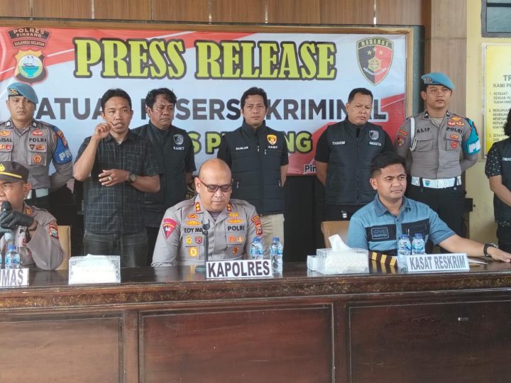Polisi Tangkap Dua Pelaku Pencuri Emas di Pinrang