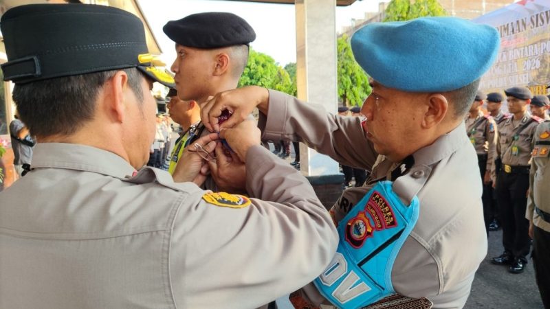 Penerimaan 75 Siswa Latja SPN Batua, Polres Parepare Tekankan Disiplin dan Etika