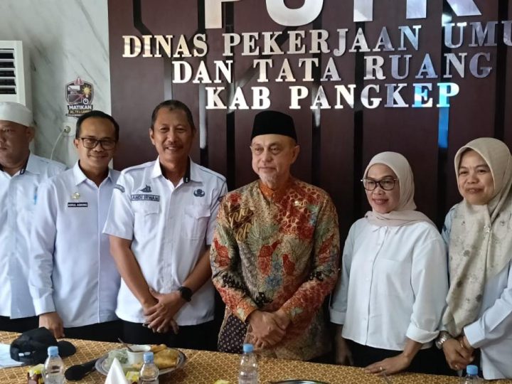 Masa Reses, Tamsil Linrung Kunker ke Dinas PUTR Pangkep