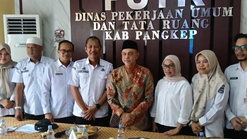 Masa Reses, Tamsil Linrung Kunker ke Dinas PUTR Pangkep
