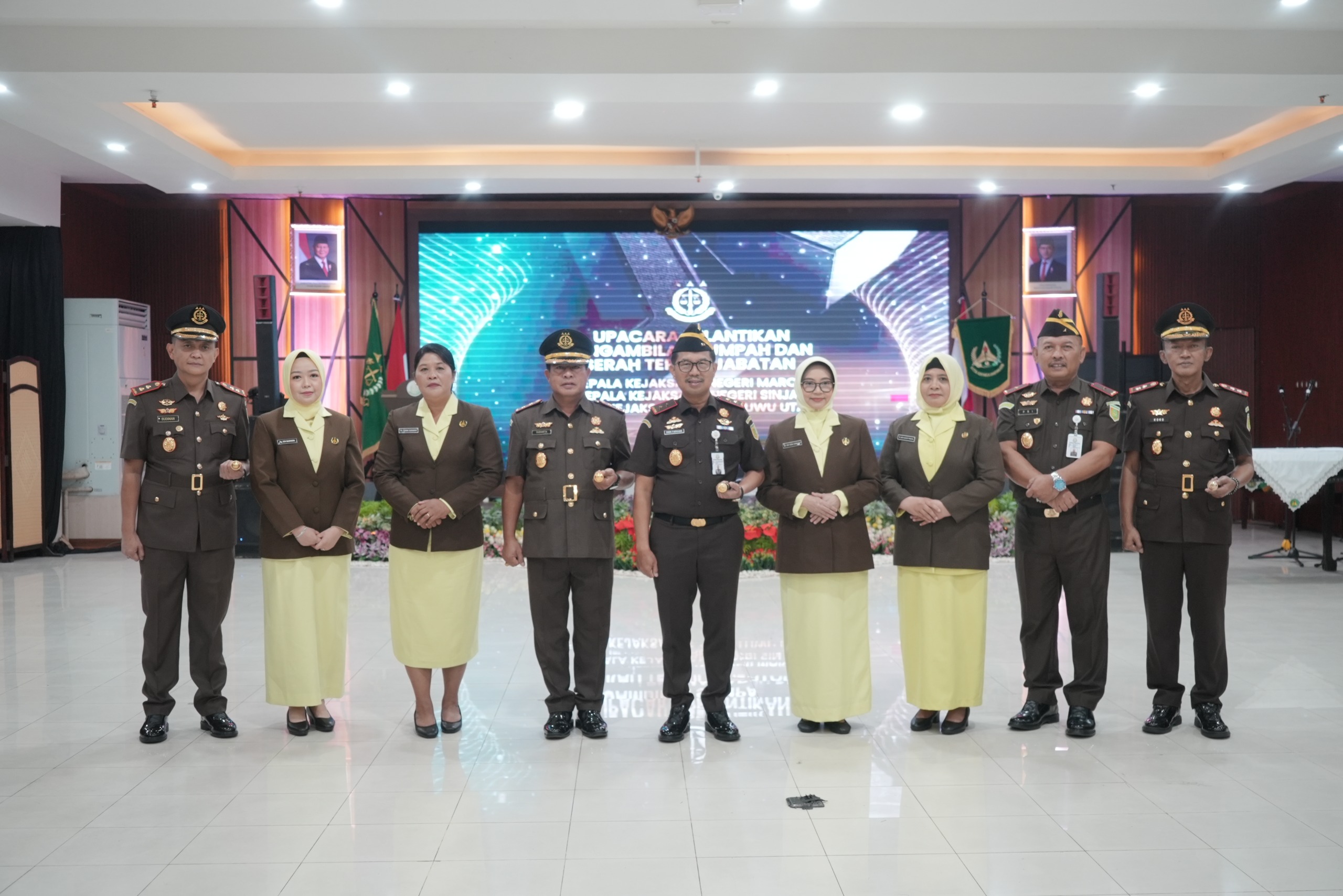 Tiga Kajari di Sulsel Resmi Berganti, Kajati Tekankan Integritas dan Akselerasi Kinerja