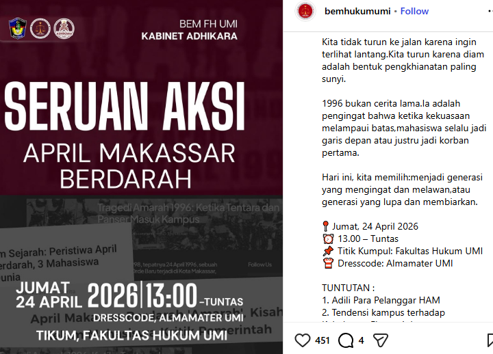 Potensi Macet, Jalan Akan Diduduki Massa Aksi AMARAH