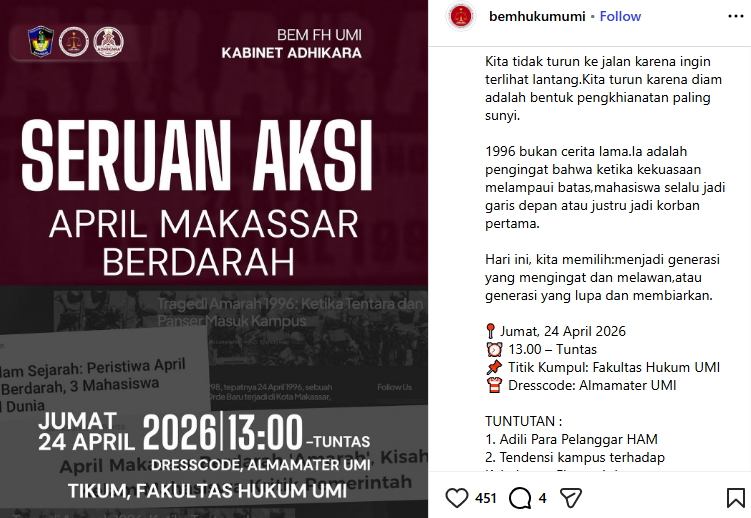 Potensi Macet, Jalan Akan Diduduki Massa Aksi AMARAH