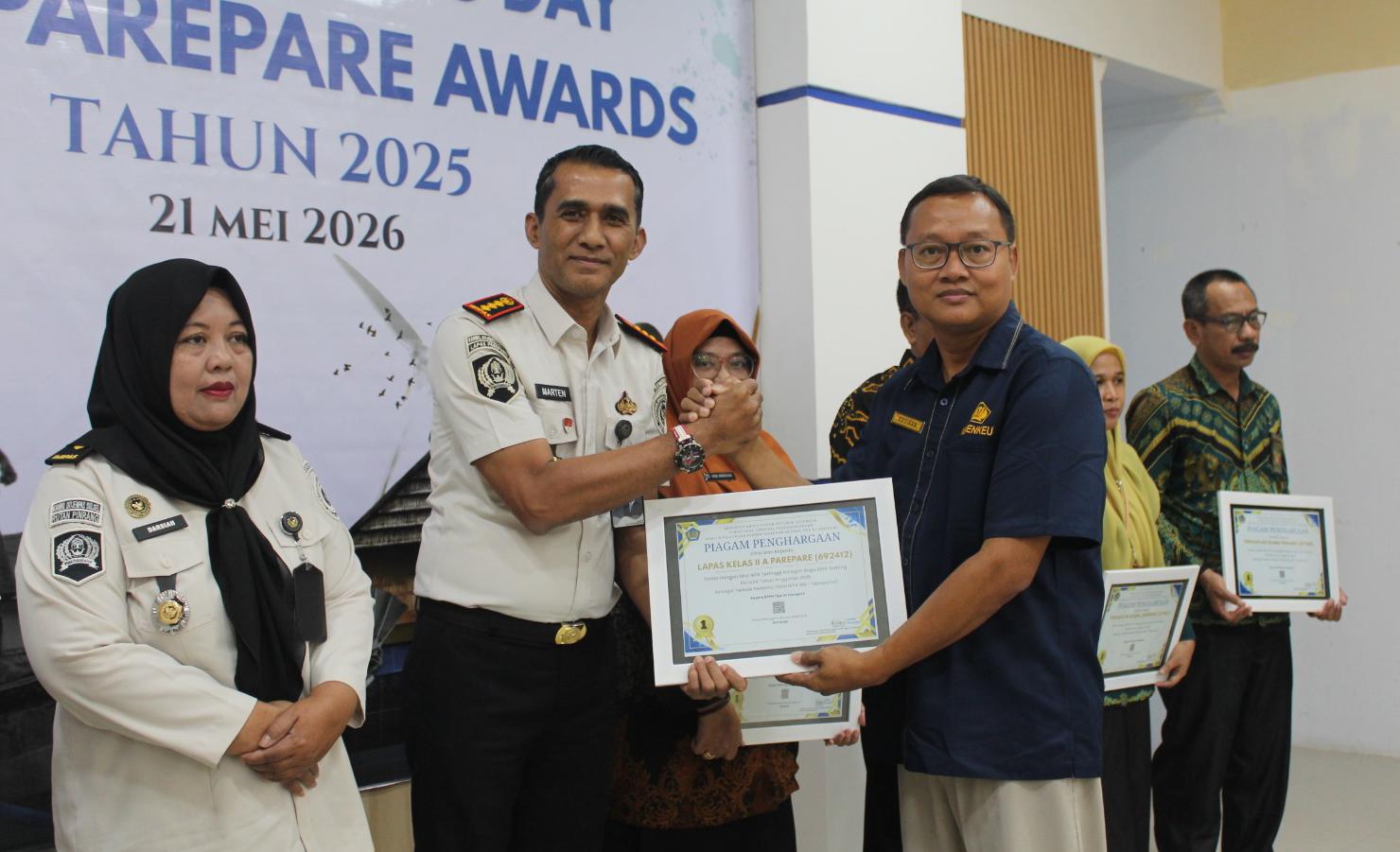 Lapas Parepare Sabet Peringkat Pertama IKPA dengan Nilai 100 Sempurna