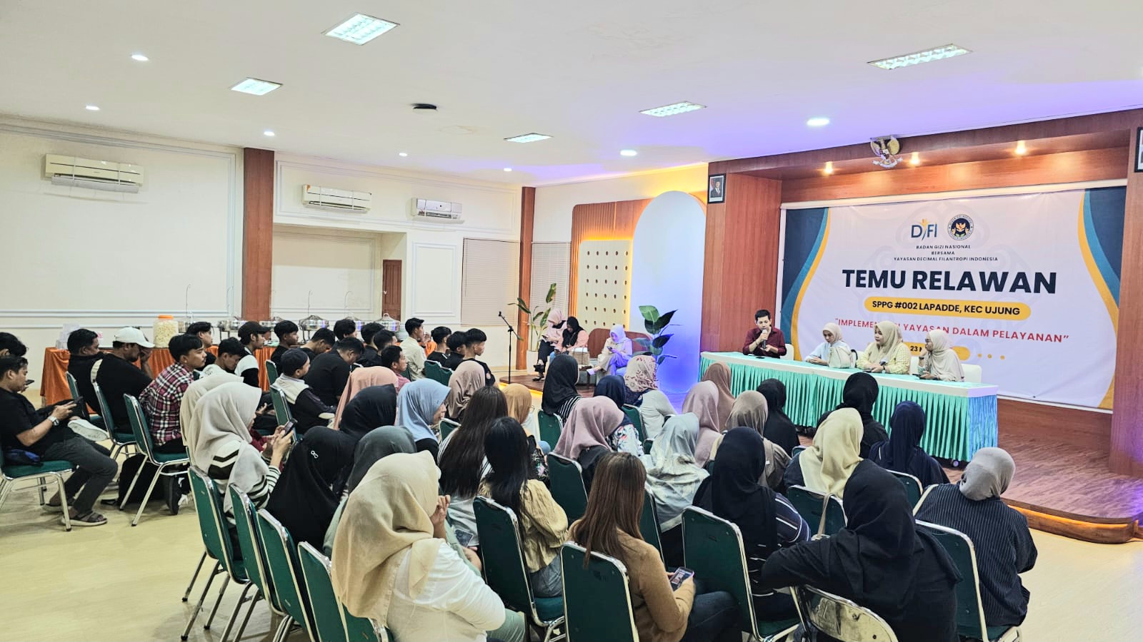 Yayasan Decimal Filantropi Gelar Temu Relawan SPPG 002 Lapadde