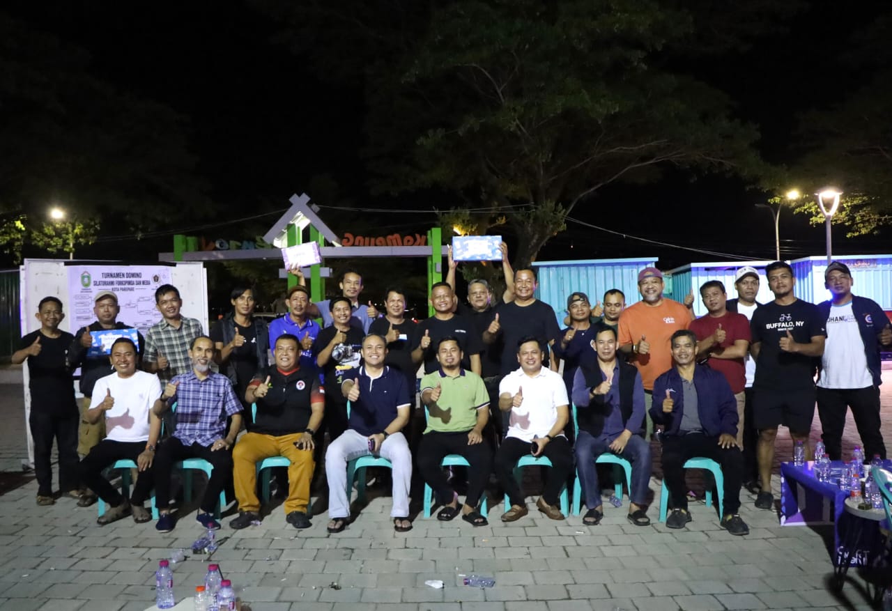 Turnamen Domino PWI Parepare Pererat Sinergitas Forkopimda dan Insan Pers