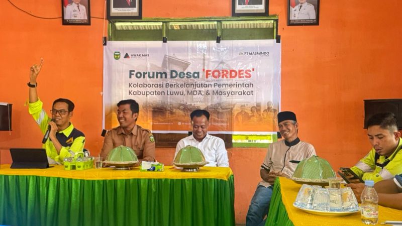 Kepala Desa Lingkar Tambang Masmindo Optimistis Fordes jadi Jembatan Aspirasi Masyarakat