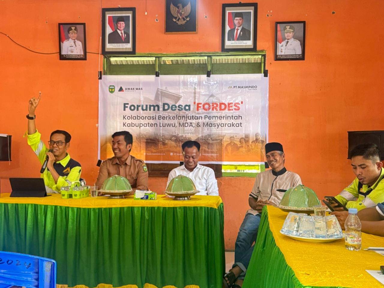 Kepala Desa Lingkar Tambang Masmindo Optimistis Fordes jadi Jembatan Aspirasi Masyarakat