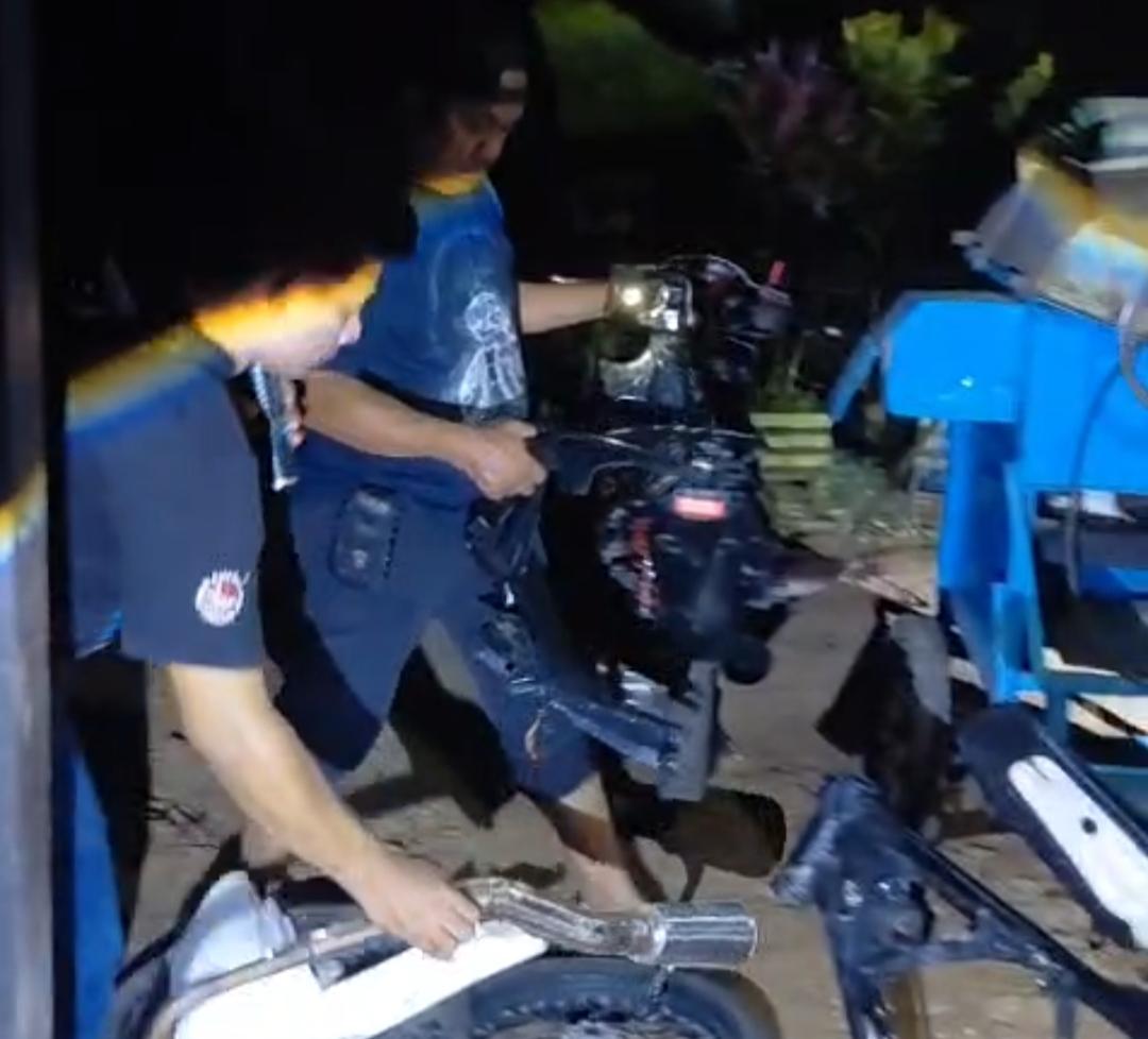Dua Pemuda Ditangkap Curi Motor di Rumah Sakit Lasinrang Pinrang
