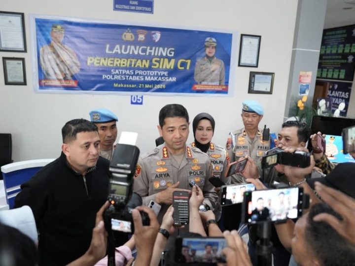 Pengendara Moge Kini Wajib Punya SIM C1, Walikota Makassar Resmikan Layanan Pengurusan di Polrestabes