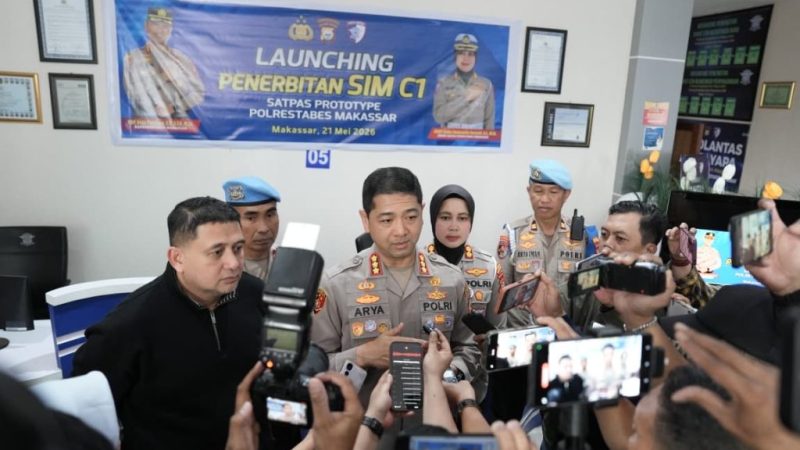 Pengendara Moge Kini Wajib Punya SIM C1, Walikota Makassar Resmikan Layanan Pengurusan di Polrestabes
