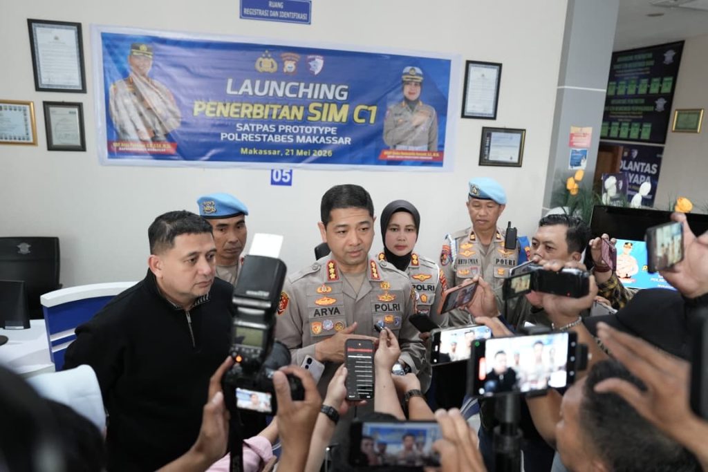 Pengendara Moge Kini Wajib Punya SIM C1, Walikota Makassar Resmikan Layanan Pengurusan di Polrestabes