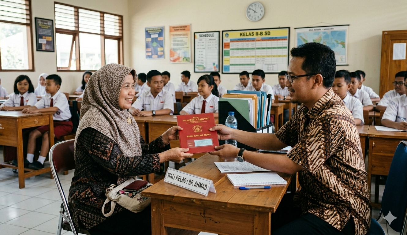 Besok Ambil Rapor Anak Jangan Langsung Pulang, Ini Daftar Pertanyaan Orang Tua Untuk Wali Kelas