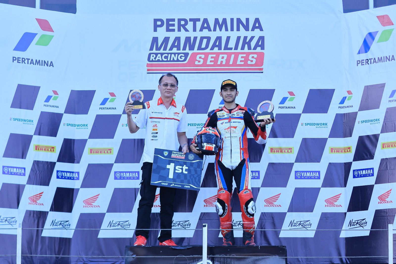 Pembalap Sulsel Andi Gilang Sumbang Empat Podium di Mandalika Racing Series 2026