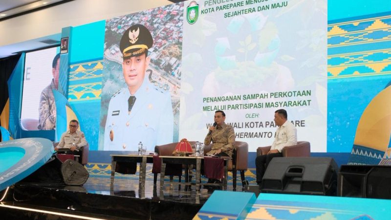 Hermanto Paparkan Success Story Pengelolaan Sampah Parepare di Raker APEKSI Komwil VI Kendari