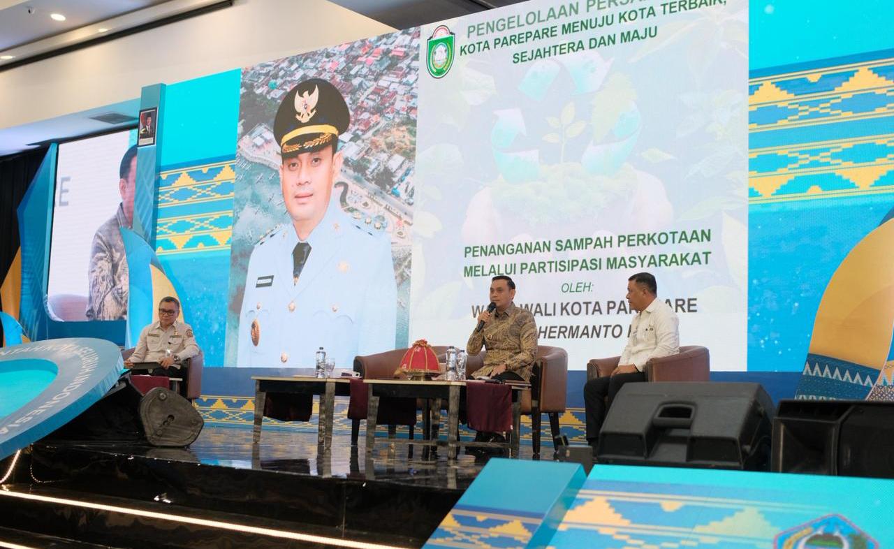 Hermanto Paparkan Success Story Pengelolaan Sampah Parepare di Raker APEKSI Komwil VI Kendari