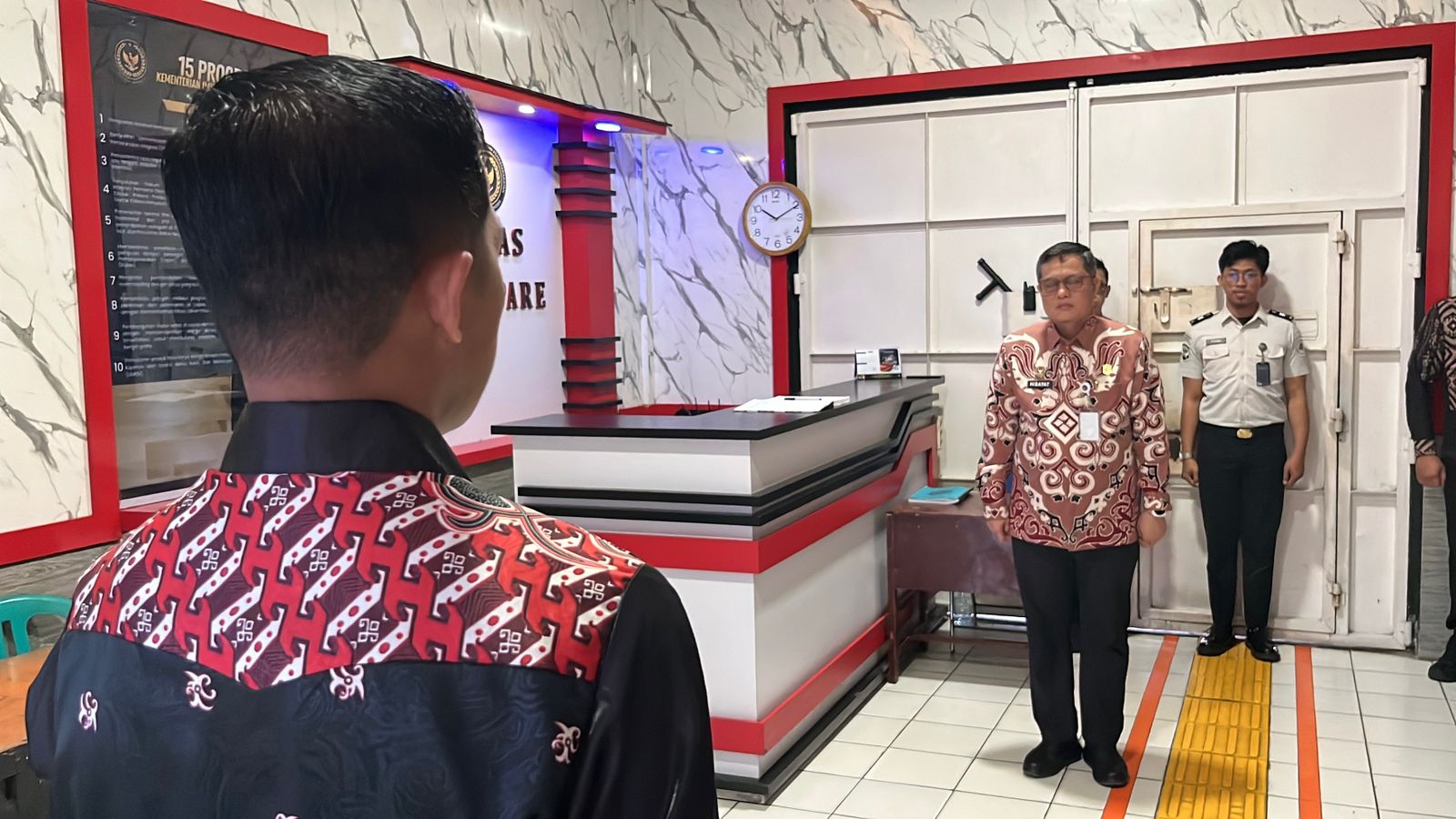 Kepala Biro BMN Kementerian Imigrasi dan Pemasyarakatan Tinjau Fasilitas Lapas Parepare