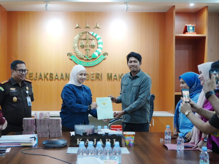 Terpidana Kasus Kosmetik, Mira Hayati Setor Denda 1 Miliar ke Kejari Makassar