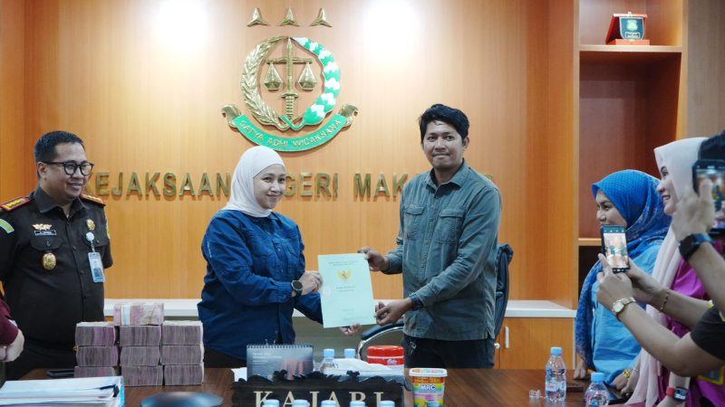 Terpidana Kasus Kosmetik, Mira Hayati Setor Denda 1 Miliar ke Kejari Makassar