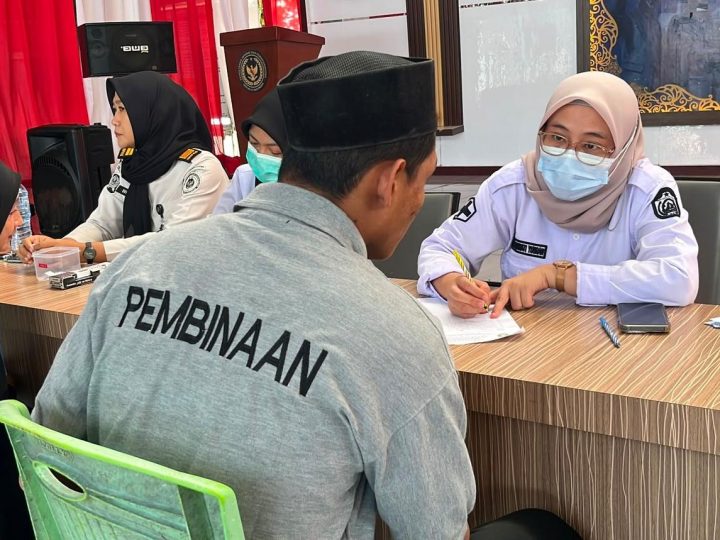 Lapas Parepare Gandeng Puskesmas Lompoe Laksanakan Mobile VCT HIV/AIDS bagi 237 Warga Binaan