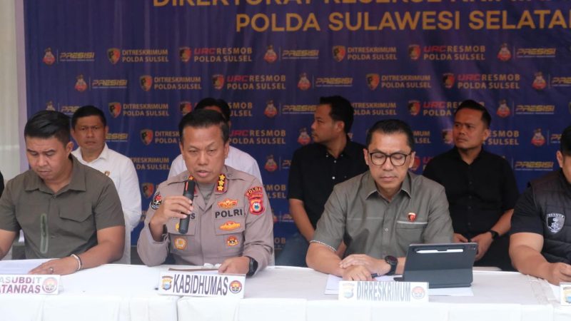 Ditreskrimum Polda Sulsel Rilis Kasus Pencurian dengan Pemberatan dan Penadahan