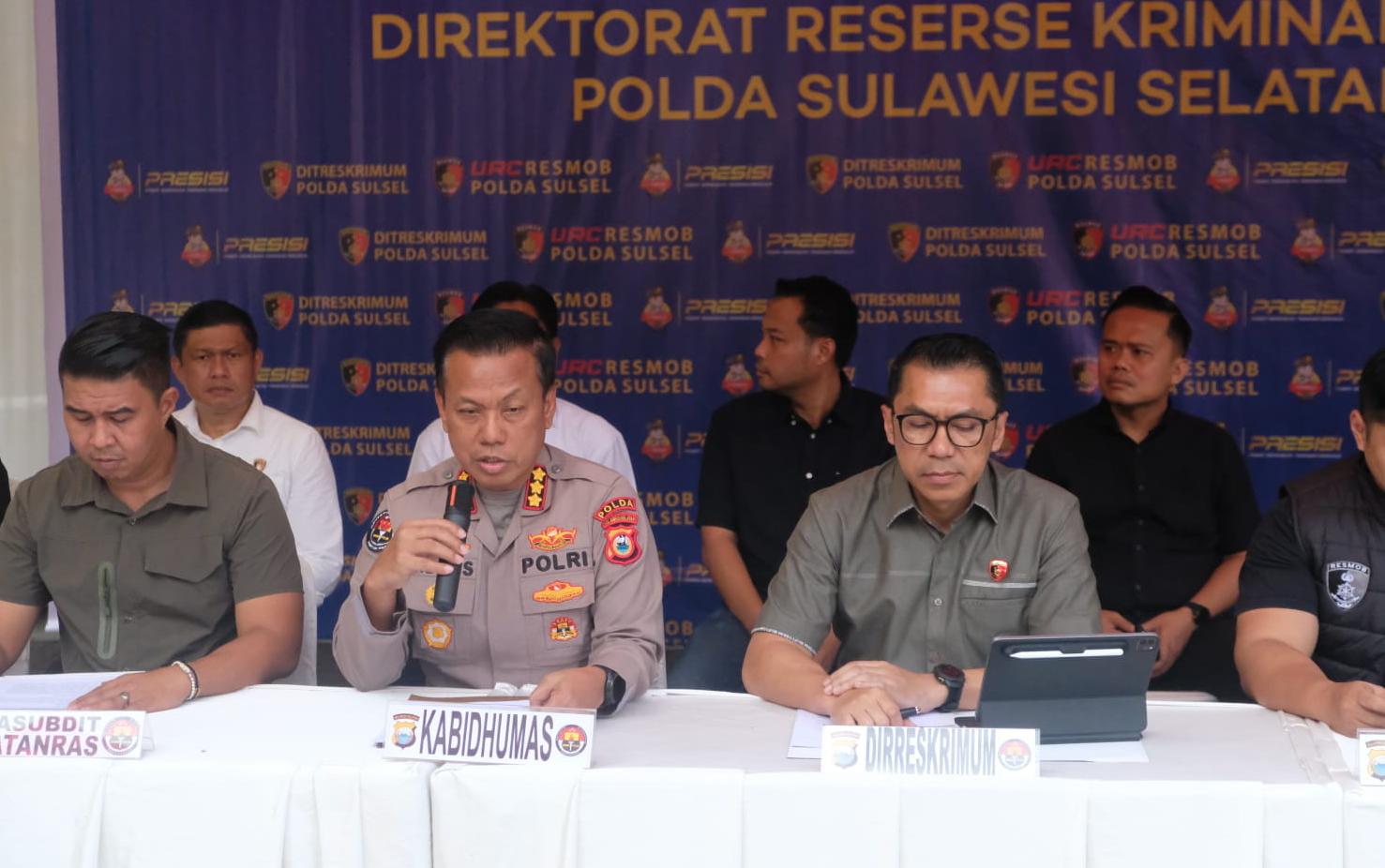 Ditreskrimum Polda Sulsel Rilis Kasus Pencurian dengan Pemberatan dan Penadahan