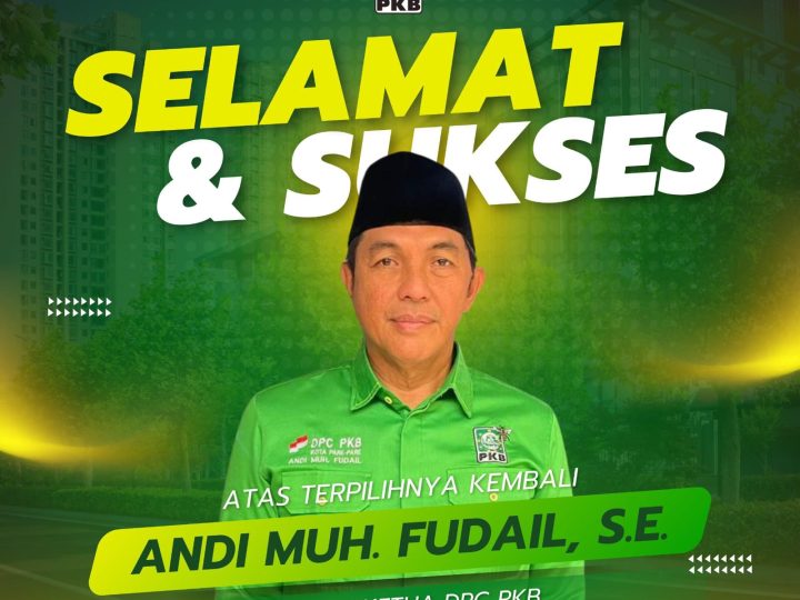 PKB Umumkan Calon Ketua DPC Definitif, Andi Fudail Kembali Pimpin Parepare